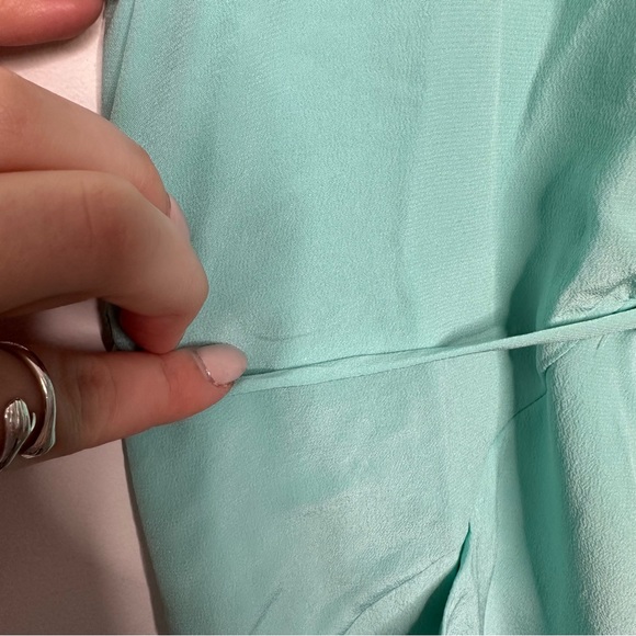 WILFRED Aritzia Sabine Dress Tiffany Blue/Turquoise - Picture 8 of 12